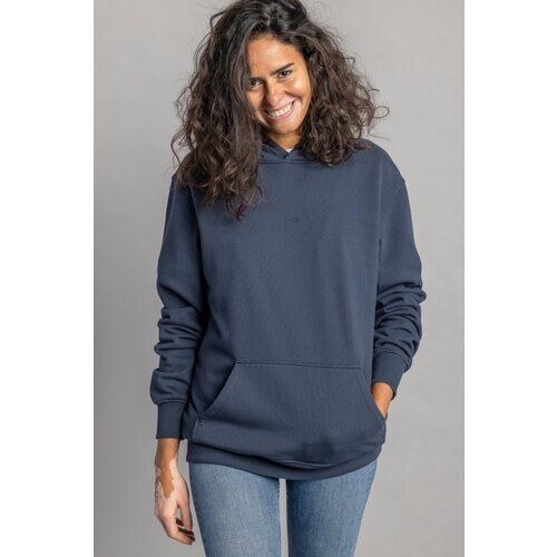 DIRTS mannen vegan Hoodie Unisex Logo Saphir Tweedehands