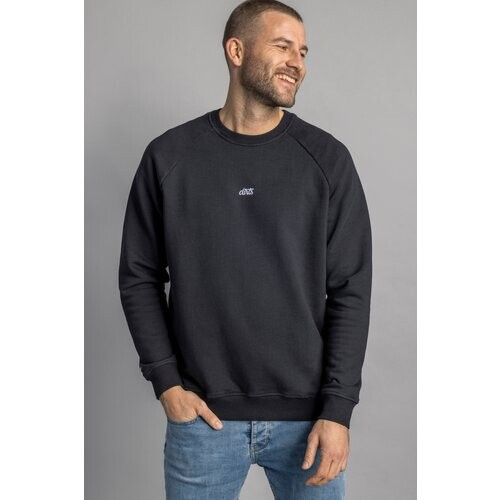 DIRTS mannen vegan Sweatshirt Raglan Unisex Zwart Tweedehands