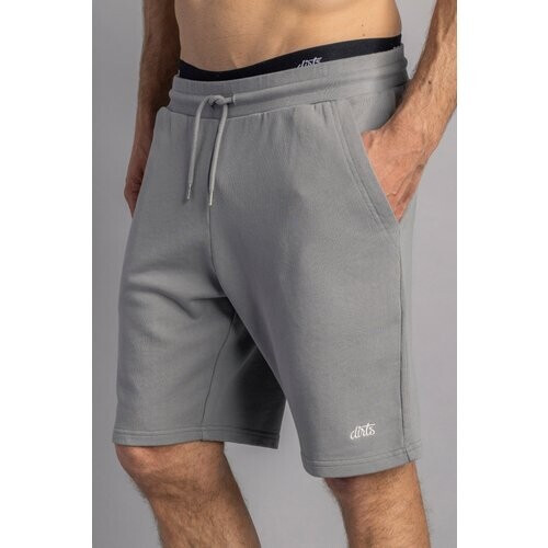 DIRTS mannen vegan Sweatshort Silver Dust Tweedehands