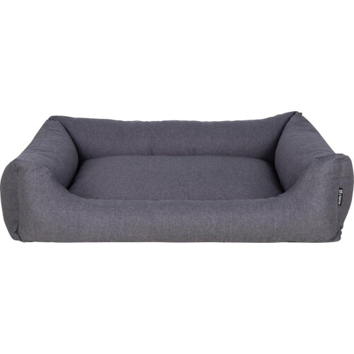 District 70 Classic Box Bed - Hondenmand - Duurzaam polyester - Charcoal Grey - L - 100 x 70 cm