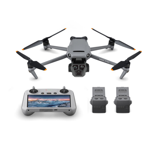 DJI Mavic 3 Pro - Fly More Combo - 4/3 CMOS Hasselblad-camera met 15 km videotransmissie - Grijs