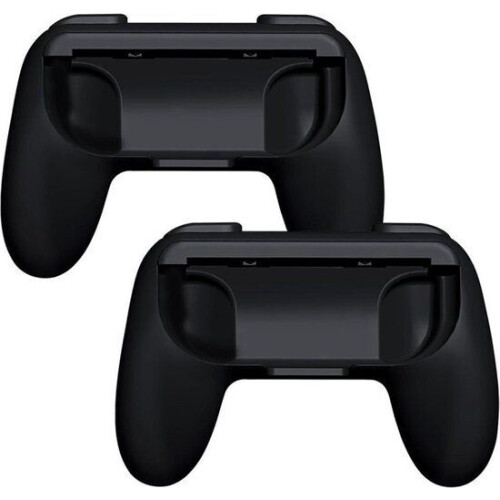 Dobe - Controller Grip Set - Antislip - Zwart (2 stuks) Tweedehands