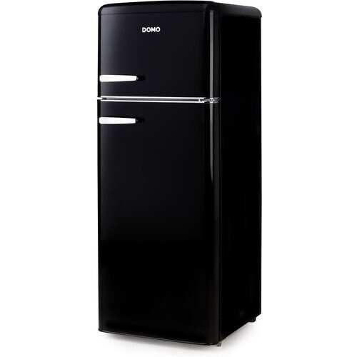 Domo Do91704r - Koelvriescombinatie - 144 Cm - 206l - Zwart | Nieuw (outlet) Tweedehands