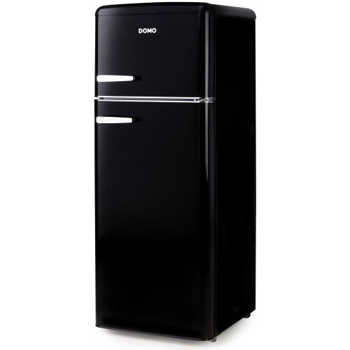 DOMO DO91704R - Retro Koelkast - 206 l - Zwart Tweedehands