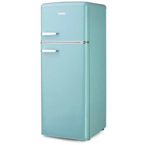 Domo DO91705R - Koel-vriescombinatie - 206 l - Retro - Blauw