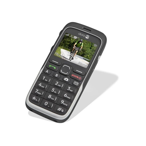 Doro PhoneEasy 520X - 3G - FM-radio Handsfree - Zwart
