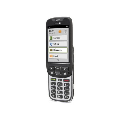 Doro PhoneEasy 740 - Smartphone - Android 2.3 - Zwart