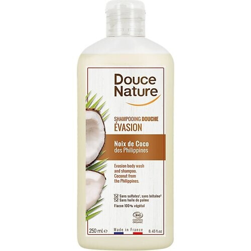 Douce Nature - Douchegel & Shampoo Iedere Dag Kokos 250ml Tweedehands