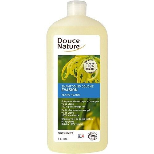 Douce Nature - Evasion Shampoo & Douchegel Ylang ylang 1L Tweedehands