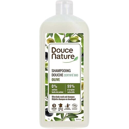 Douce Nature Shampoo & Douchegel Olijfolie 1L Tweedehands