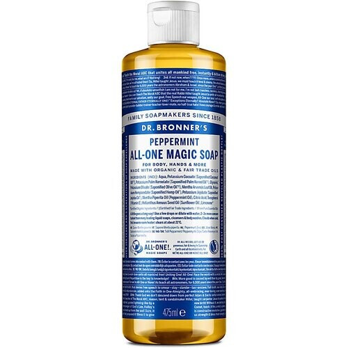 Dr. Bronner's Peppermint All-One Magic Soap - 475ml UK verpakking Tweedehands