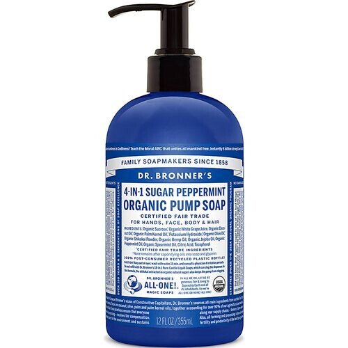 Dr. Bronner's Shikakai Peppermint Vloeibare zeep - 355ml Tweedehands