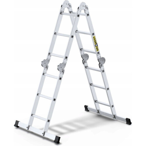 Drabest PRO - Multifunctionele ladder - 4x3 treden met werkplatform - Professionele kwaliteit