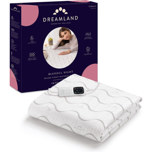 Dreamland 26021 - Elektrische deken - Eenpersoons - 150x80 cm - Wit Tweedehands