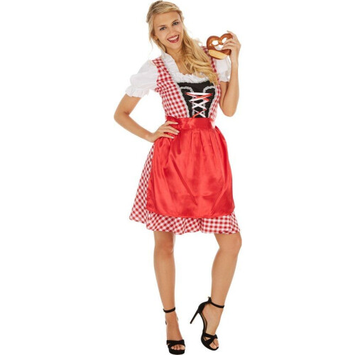 dressforfun - Dameskostuum Dirndl Oktoberfest Madl model 2 L - verkleedkleding kostuum halloween Tweedehands