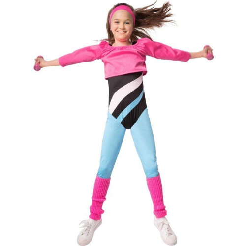 Dressforfun Fitness-sterretje 140 (9-10j) - verkleedkleding kostuum halloween verkleden feestkleding