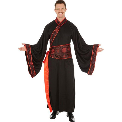 Dressforfun herenkostuum Aziaat L - verkleedkleding kostuum halloween verkleden feestkleding Tweedehands