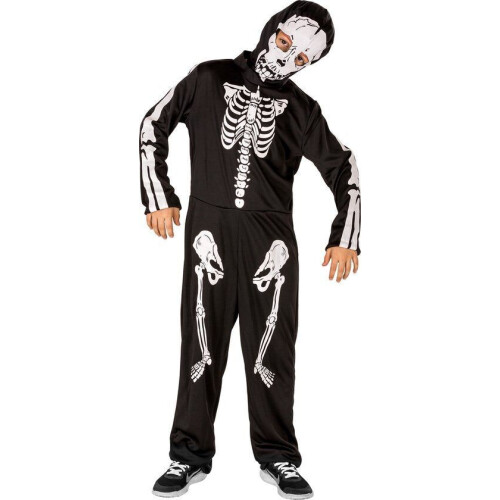 Dressforfun jongenskostuum Skeleton 116 (5-7y) - verkleedkleding kostuum halloween verkleden