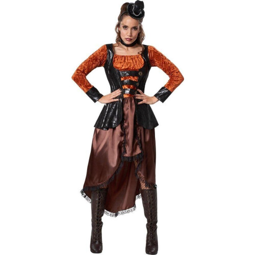 dressforfun - Steampunk prinses XXL - verkleedkleding kostuum halloween verkleden feestkleding