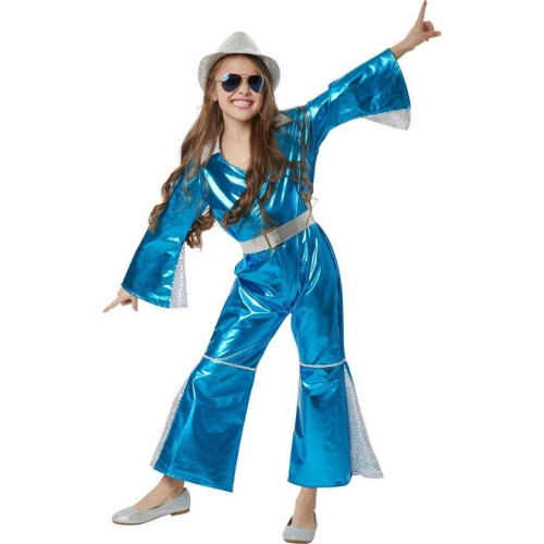 Dressforfun Stralende Disco Starlet 140 (9-10y) - verkleedkleding kostuum halloween verkleden