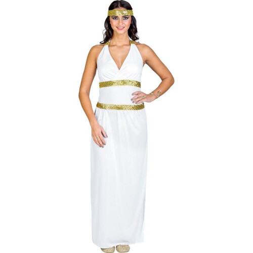 Dressforfun Vrouwenkostuum godin Athene S - verkleedkleding kostuum halloween verkleden feestkleding
