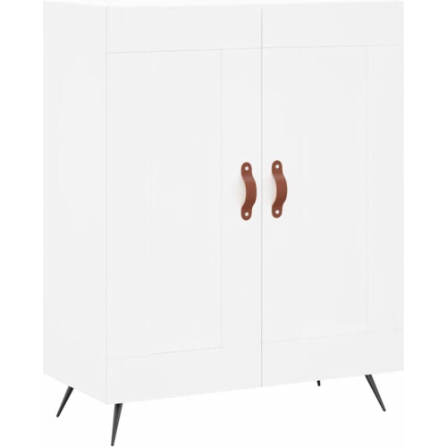 vidaXL dressoir - 69,5x34x90 cm - bewerkt hout - wit