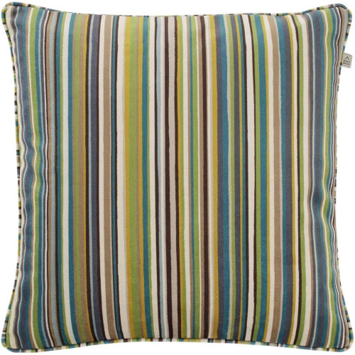 Dutch Decor Harel - Kussenhoes 45x45 cm - Gestreept - Groen Tweedehands