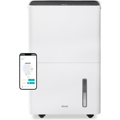 Duux Bora - Smart Luchtontvochtiger - 30L/dag - 4L Watertank - Hygrostaat - Droogmodus