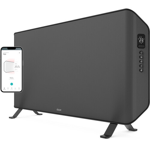 Duux Edge 2000W - Smart convectorkachel - IP24 spatwaterbestendig - Grijs Tweedehands