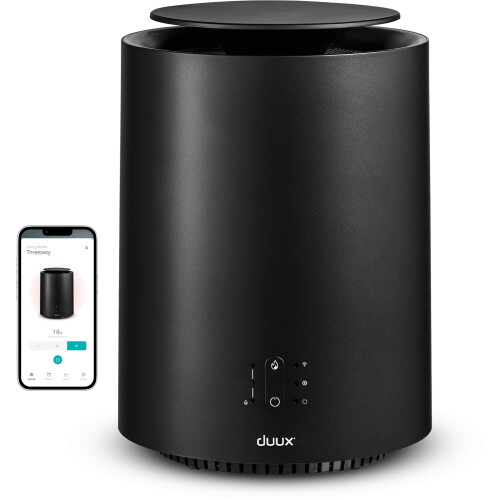 Duux Threesixty 2 - Elektrische Kachel - 1800W 360⁰ Verwarming - Zwart