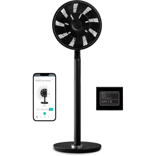 Duux Whisper Flex Ultimate - Ventilator - Draadloos met batterij - Zwart