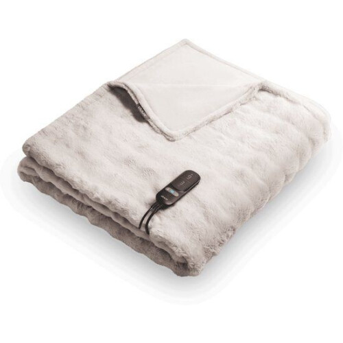Duux Yentl Bubble - Elektrisch Warmtedeken 200x200 cm - 9 standen - Grijs Tweedehands