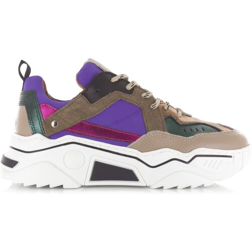 DWRS Pluto - Lage sneakers - Suède leer textiel - Paars beige (2023)