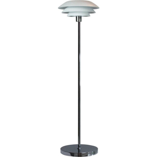 Dyberg Larsen Staande Lamp Dl31 31 X 133 Cm E27 Staal 60w Wit Tweedehands