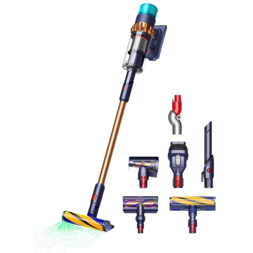 Dyson Gen5 Detect Absolute - Steelstofzuiger - 280 luchtwatt - Blauw / Koper