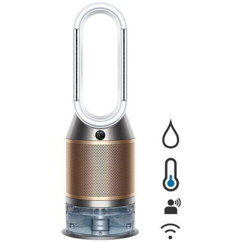 Dyson Purifier Humidify+Cool PH2 De-NOx - Luchtreiniger - HEPA-filter UV-technologie - Wit-Goud