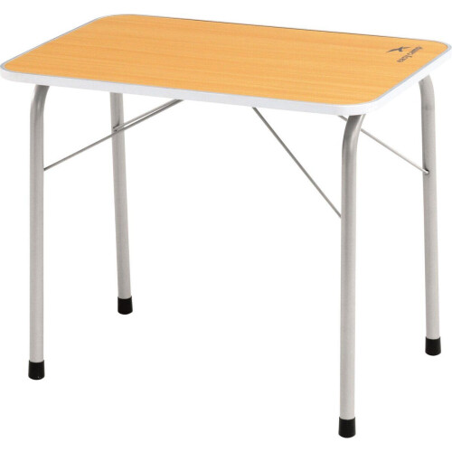 Easy Camp Caylar - Campingtafel - Compact met bamboo top - Silver Tweedehands