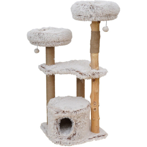 EBI Marseille - Krabpaal - 2 mandjes - Beige 49 x 49 x 122 cm