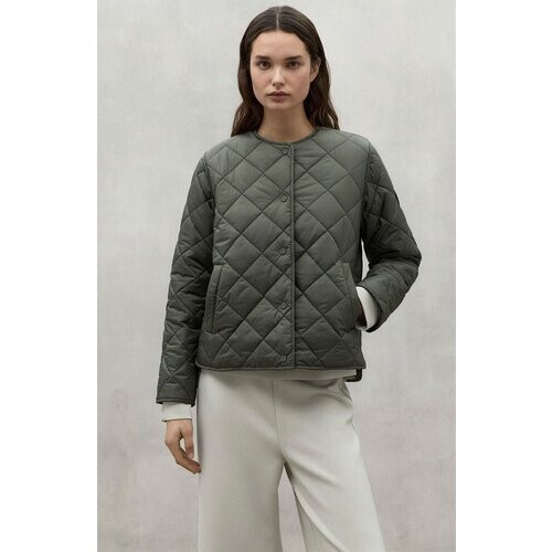 Ecoalf dames vegan Jas Musa Olijf Tweedehands