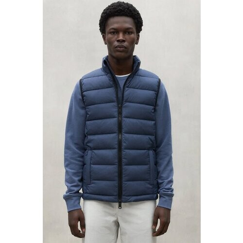 Ecoalf mannen vegan Moritz Bodywarmer Blue Tweedehands