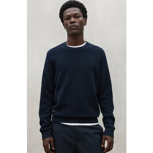 Ecoalf mannen vegan Otto Trui Navy Tweedehands