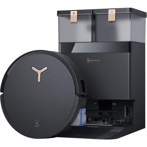 Ecovacs Deebot X8 Pro Omni - Robotstofzuiger - Dweilfunctie en lange accuduur - Zwart