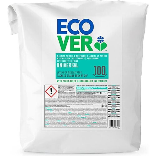 Ecover Waspoeder Universal Lavendel en Eucalyptus 7,5KG 100 wasbeu... Tweedehands