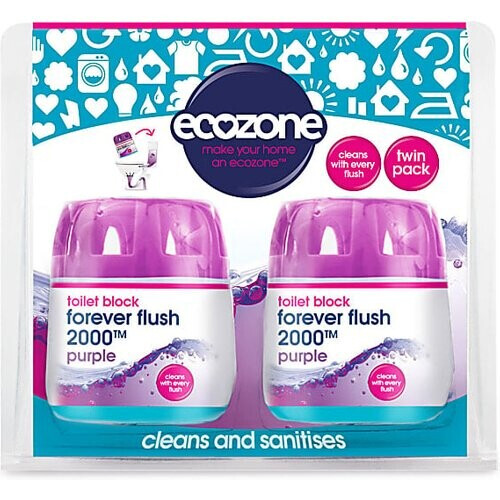 Ecozone Blijvend Toilet Blok 2000 - Indigo Duo Pack Tweedehands