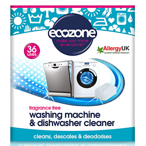 Ecozone Fragrance Free Wasmachine & Vaatwasser Reiniger 36 tabletten Tweedehands