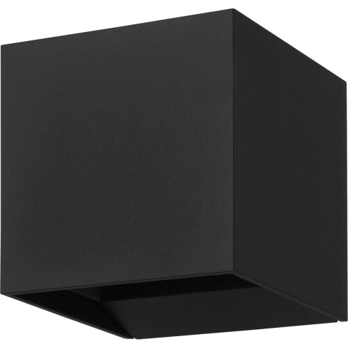 EGLO Calpino 3 - Wandlamp - LED 2x2,8W - IP54 - Zwart (1 stuk) Tweedehands