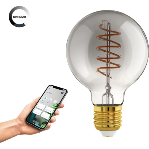 EGLO connect.z - Smart LED Lamp - Dimbaar - E27 - Ø 8 cm - Smoke
