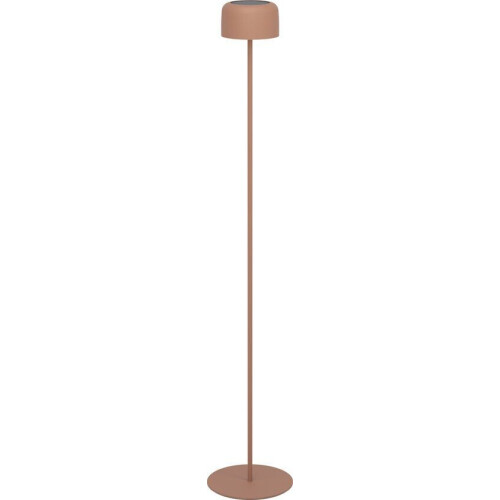 EGLO Roccanova-L - Staande lamp - Oplaadbaar - Dimbaar - Steenrood/Warm Oranje - 120 cm - Draadloos