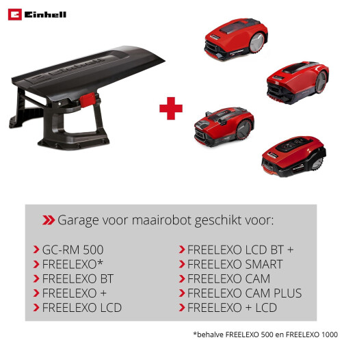 Einhell 3414024 - Garage - Weerbescherming voor robotmaaier - 528x790x165 mm