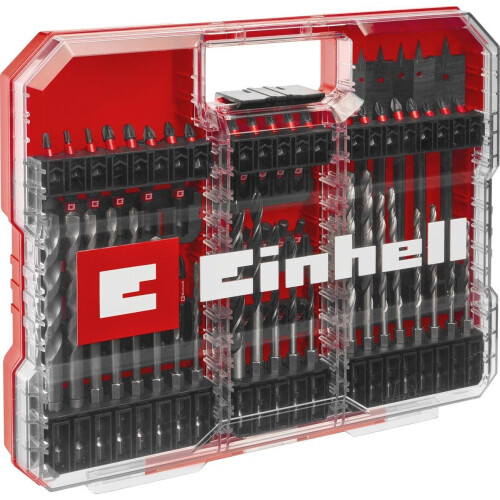 Einhell 49108798 - Boor & Bitset 95-Delig XL-Case - Georganiseerd en veelzijdig (95 stuks)